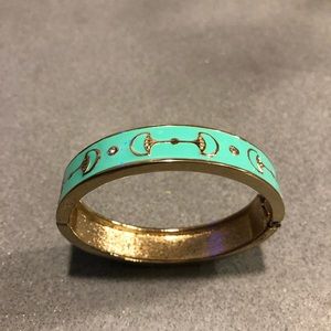 Horsebit vintage icon symbol gold metal bracelet